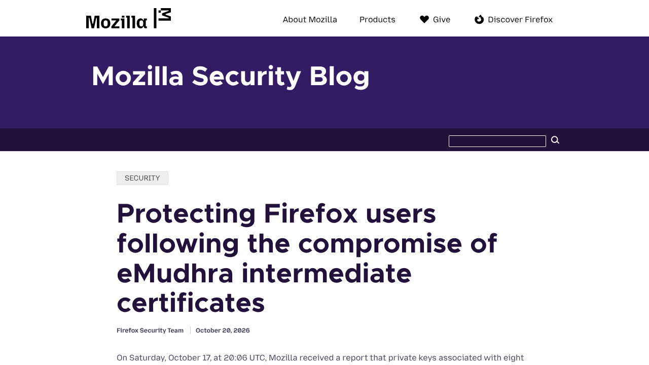 Mozilla Security Blog の発表記事