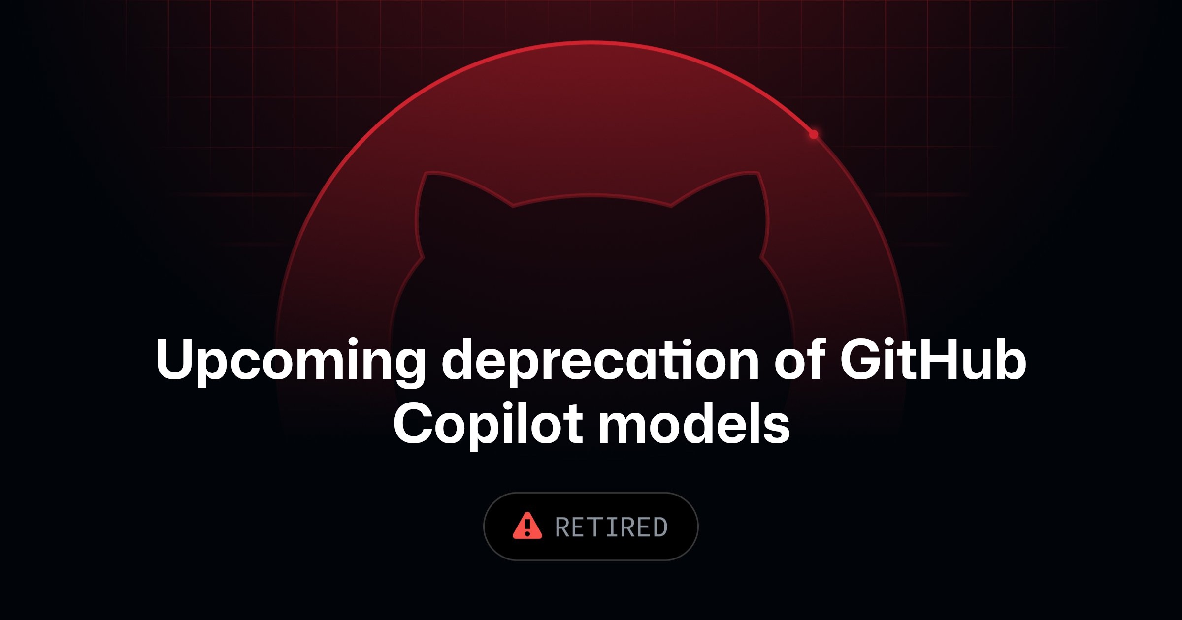 Upcoming deprecation of selected GitHub Copilot models in mid-November